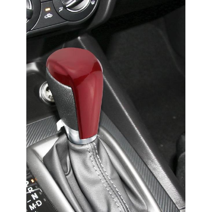 Car Gear Shift Knob Cover Handle Trim Sticker Mazda Cx3 Cx5 Cx8 Cx9 3 Abs Red