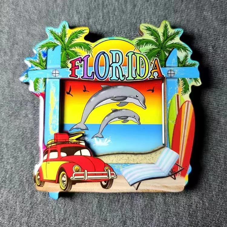 USA Refrigerator Magnet Souvenir - Statue of Liberty, NYC, LA, SF, Hawaii, Boston