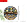 2D Flat Wooden Hanging Decorative Signs, Family Wall or Door Decoration, Garden Decoration, Housewarming Gifts for Friends