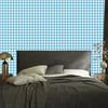 Wallpaper Fabric Pattern Celadon, Turquoise, White and Azure 50x1000