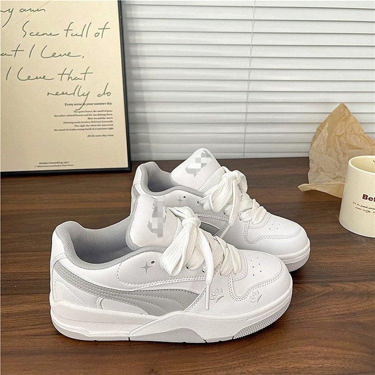 Hong Kong style sports and leisure board shoes student child spring new original platform bread shoes