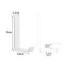 Yamazaki Jitsugyo Magnetic Hanger Hook L Set of 2 White W2.2 x D6.6 x H10cm (per piece) Tower Strong Magnet Load Capacity 1.25kg 10235