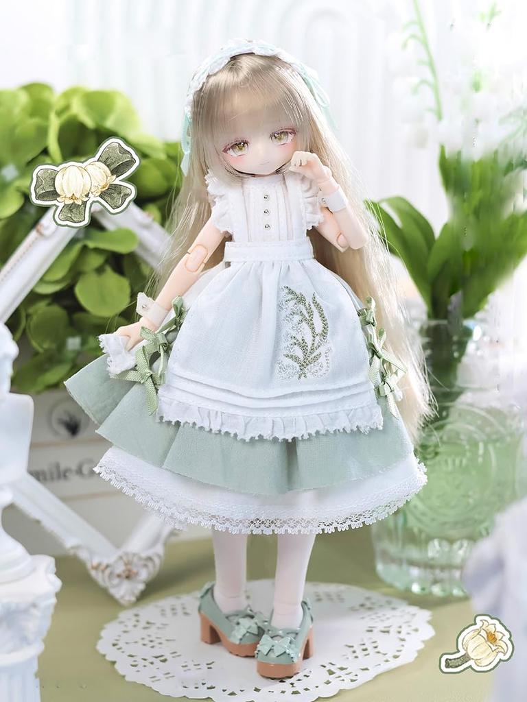 MJD Doll Scale Movable Anime For Ages 15 and Made of PVC Includes Collectible Figure by Suzuran Sogo 1/8 Figure, 20cm, Up, & ABS, Outfit, Momotale,