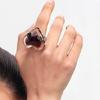 Adorable Finger Rings Party Accessories Heart Shape Adjustable Weddings Rings Alloy Texture for Fashion Casual Looks