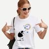 Kawaii Engraado Mafalda Impresso Grfica Camiseta Feminina Harajuku Roupas Estticas Branco Topos Tshirt 2021 Moda Casual Feminino T Camisa