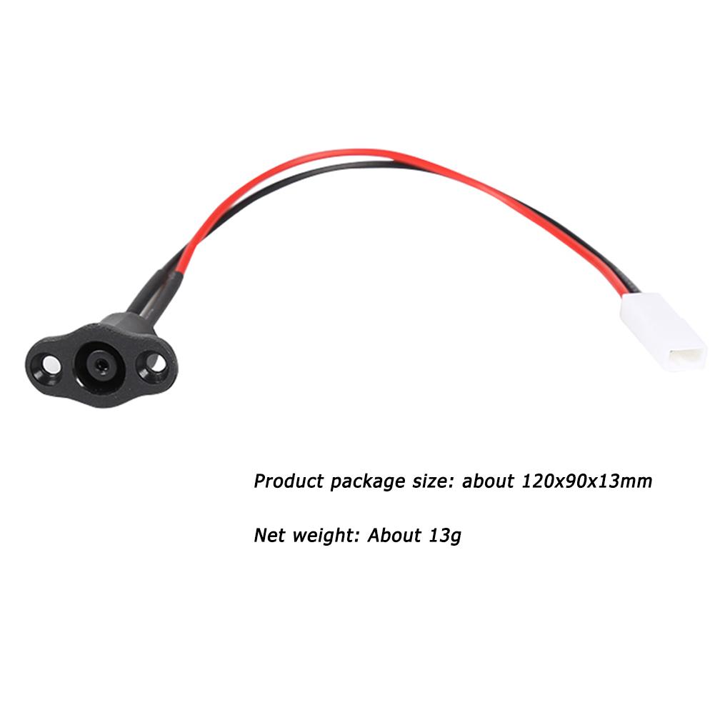 Electric Scooter Charging Port Plug Cover Electric Lightweight +Plastic Charger Power Cable Element Decoration for M365