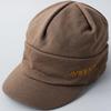 AVIREX Sweat Knit Cap with Newsboy Work Military Watch Brown Men's Brim, Cap, Cap, Style, Golf, Cap, glt-av019,