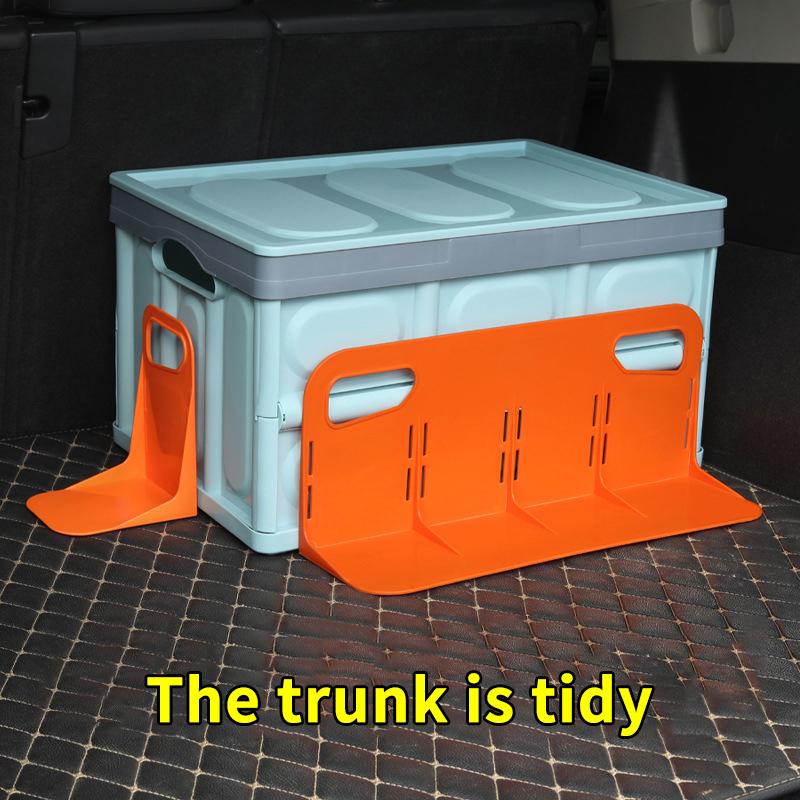 Multifunctional Car Back 1Pc Auto Trunk Organizer Rack Luggage Box Stand Shake-Proof Fence Storage Holder Tools