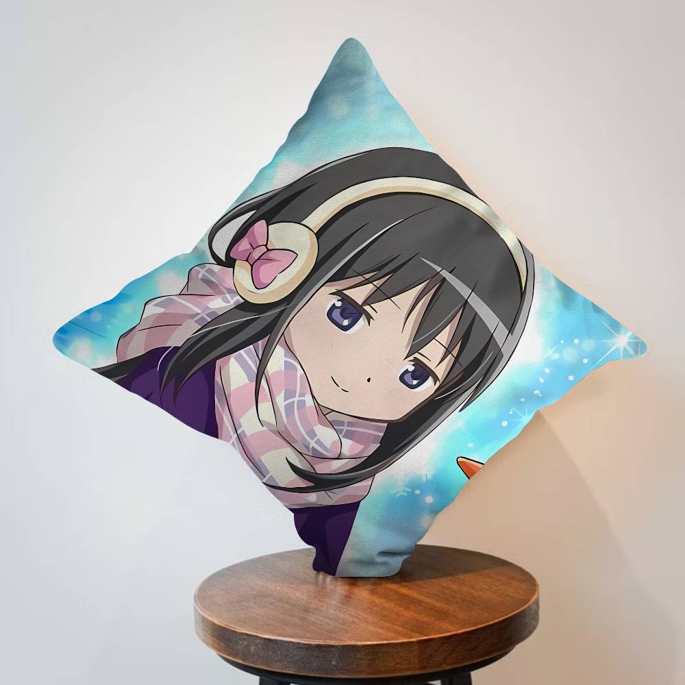 Cartoon Figure Akemi Homura Cushion Cover Decorative Pillow Sofa Home Decor case pillow cases