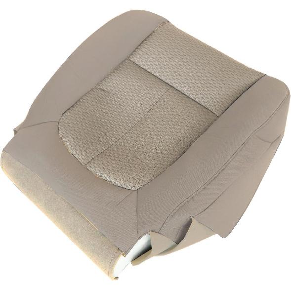 NLQR Steel Gray Front Driver Side Bottom Replacement Cloth Seat Cover Compatible with Ford F-150 2011 2012 2013 2014 Driver Seat Replacement