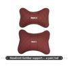 NYOJ2 Car Seat Driver Headrest Neck Lumbar Pillow Support Cushion For KIA RIO 2012 2015 2017-2021 Ceed Niro Soul Stonic