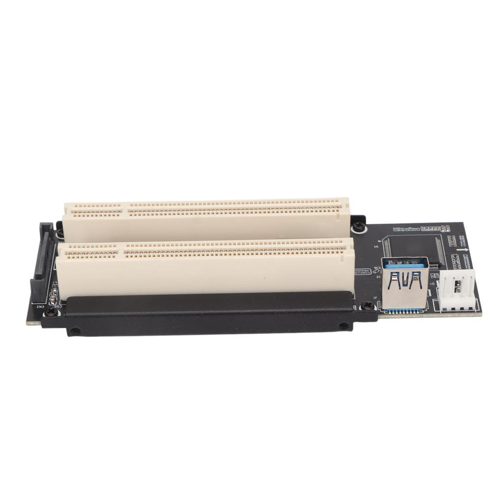 PCI E To Dual PCI Card Plug and Play PCB Material Blue LED Dual PCI Expansion Card for WIN