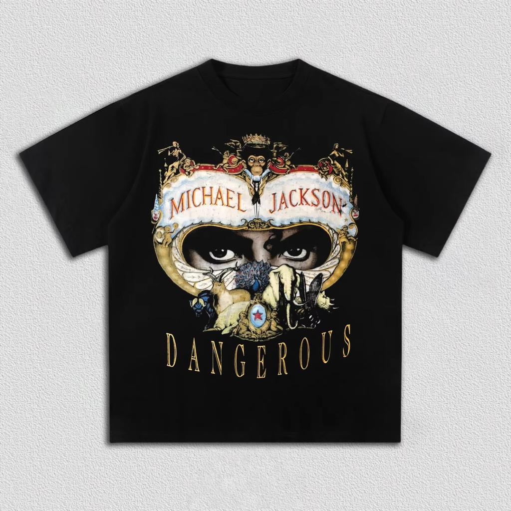 2026 Nuova Maglietta Michael Jackson Vintage Anni '90 Grafica Hip Hop Streetwear T-shirt per Unisex Donna Regalo per Fan Top Casual Estate