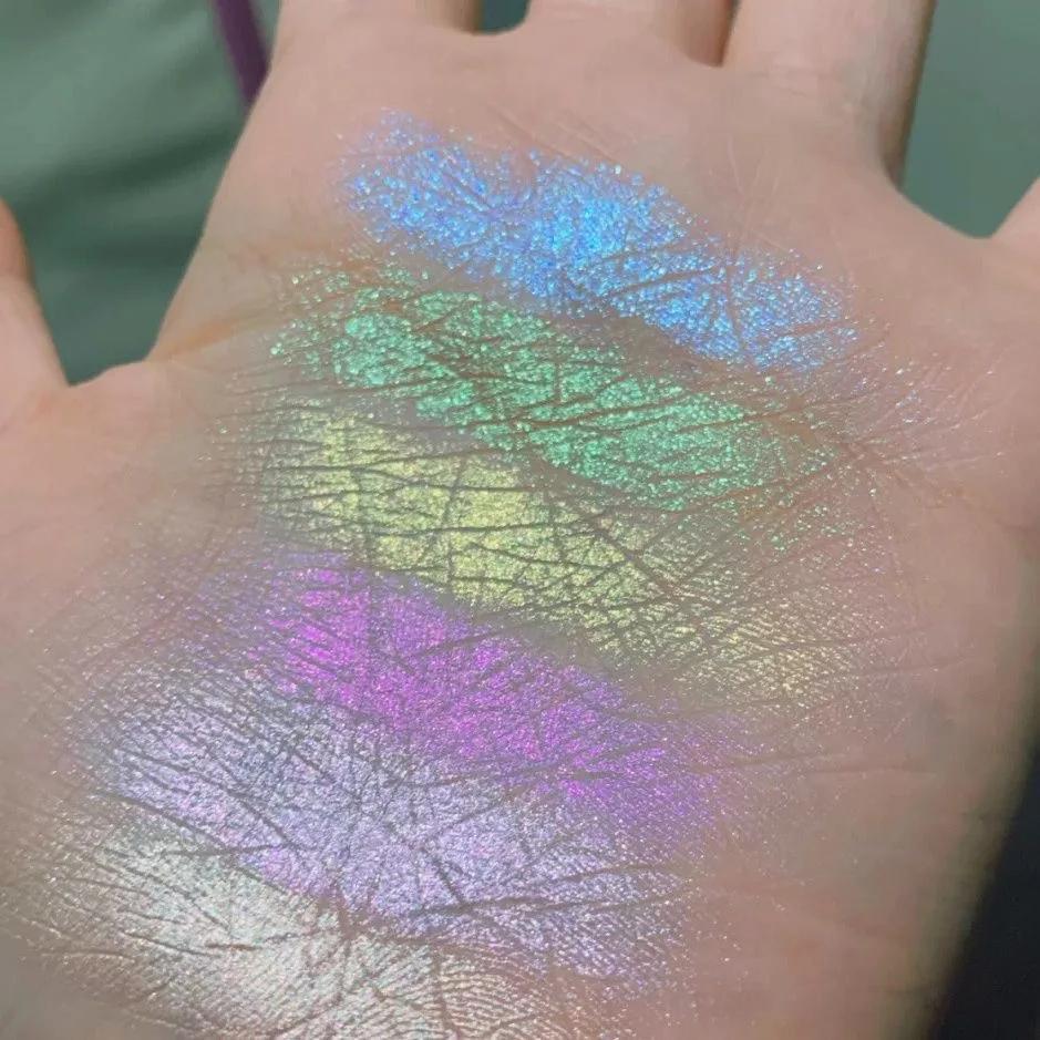 Kaleidos Highlighting Chameleon Diamond Face Highlighter & Glitter Highlight Chrome Chameleon Metallic Makeup