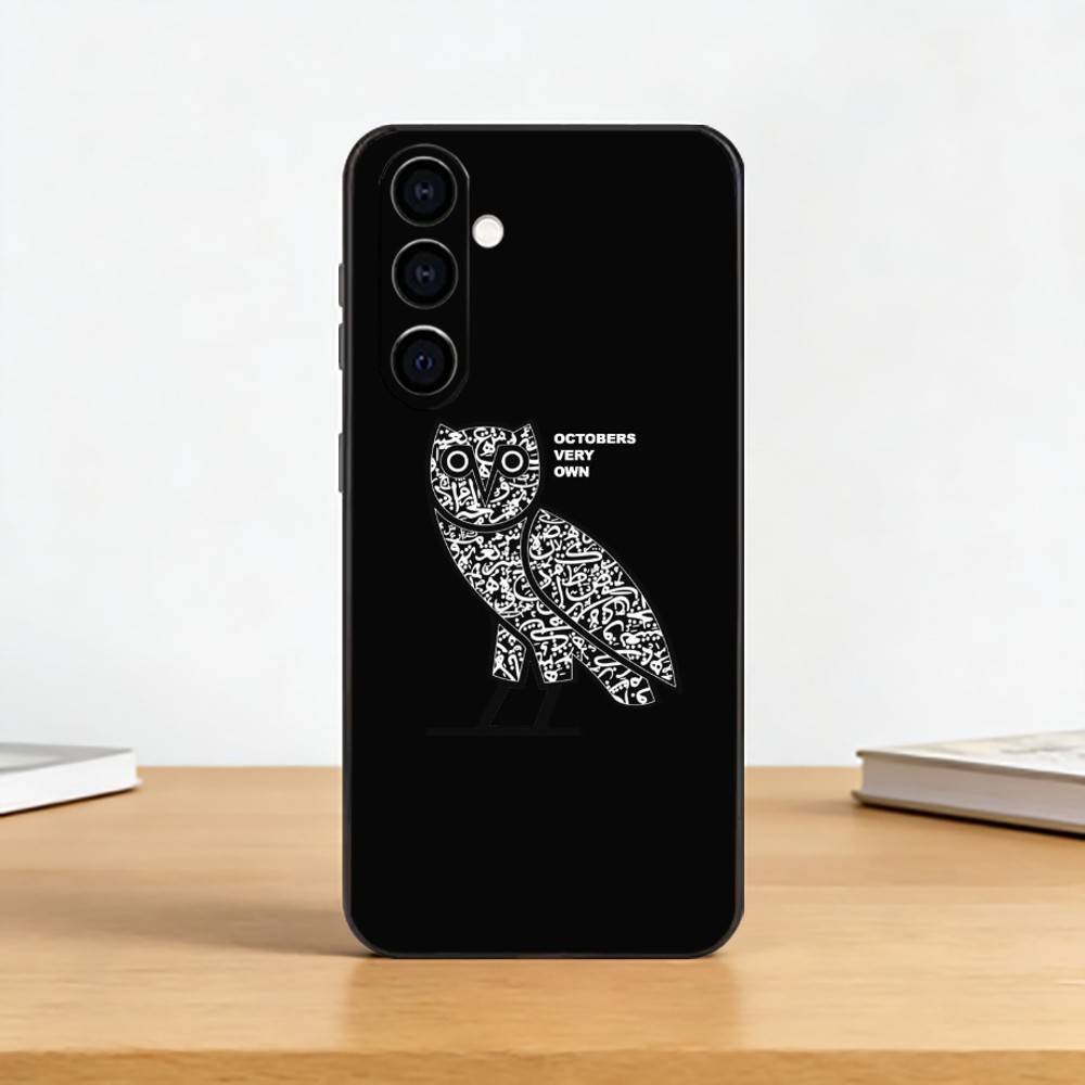 D-Drake OvO O-OWL  Phone Case Black Silicone Soft For Samsung Galaxy A73,A72,A71,A70,A53,A52,A51
