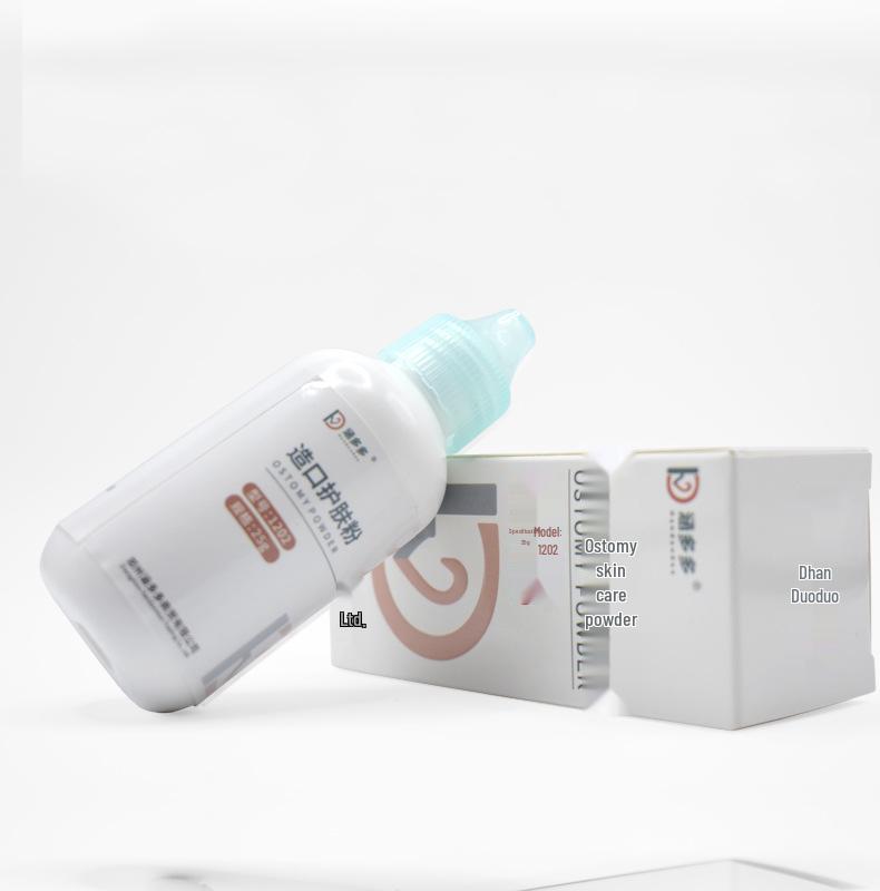 Pudră de uscare Stoma Skincare pentru copii și adulți: Îngrijirea pungii de stomie