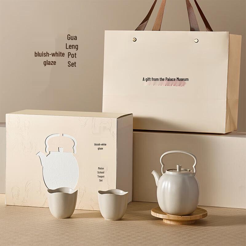 

Gongli Forbidden City Celadon Melon Ridge Tea Set