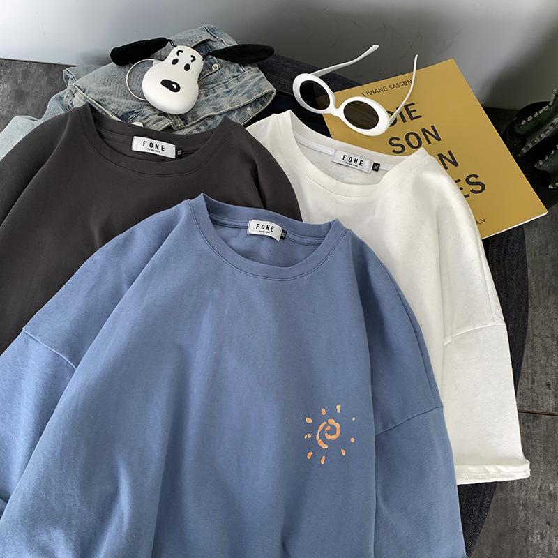 Men Summer Short Sleeve Casual Animal Cat Printed Street Hip Pop Style T Shirt Top