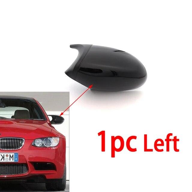 Kohlefaser-Look, schwarze Rückspiegel-Abdeckkappen für E90, E91, M3-Stil, Abdeckung E81, E82, E87, E88, für BMW 1er, 3er-Serie, E92, E93