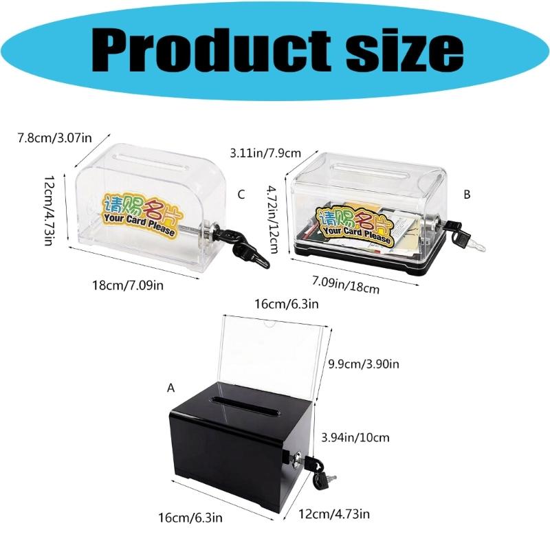Modern Acrylic Voting Box Designed For Visible Ballot Storage In Various Setting