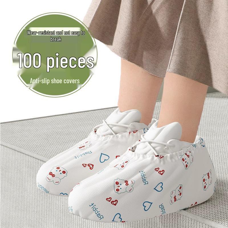 Reusable Non-Woven Indoor Overshoes: Durable and Slip-On for Students and Guests