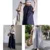 Tencel Leinen Weite Hosen mit leichtem Kühlstoff für lässige Damen Sommerkleidung