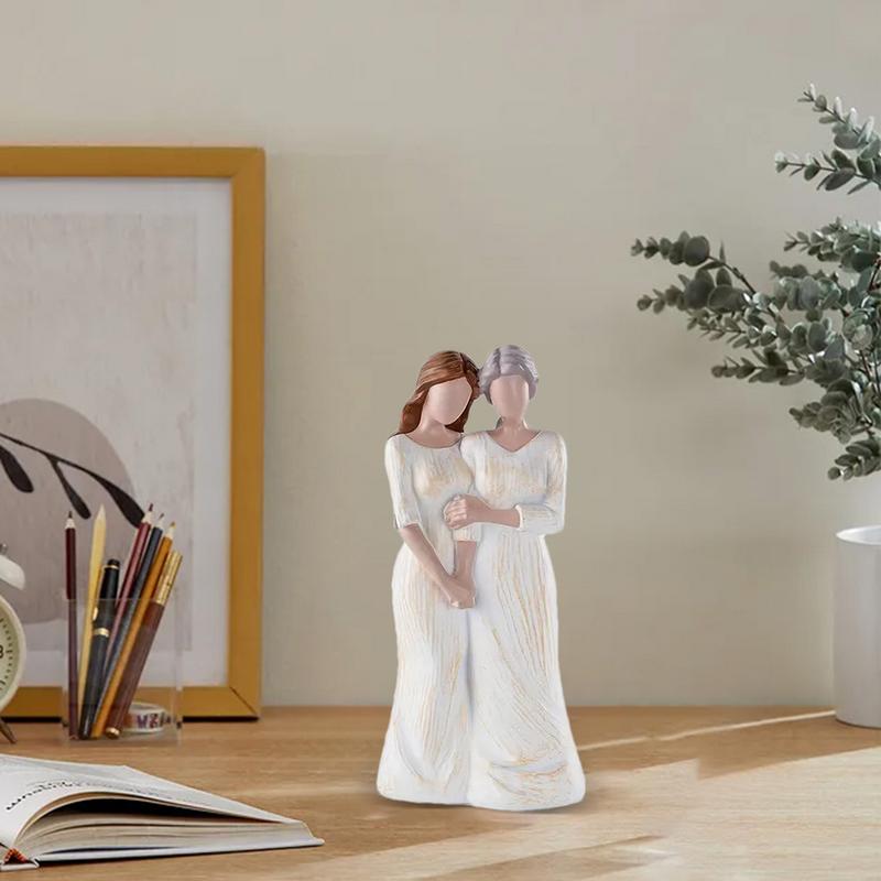 Mother And Daughter Statue Mom And Daughter Hugging Figurines Meaningful Family Moments Suitable For Home Bedroom Living Room