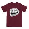 Rage Comic Trollfac T Shirt Funny Anime Hip Hop T-Shirts Short-Sleeved Awesome Tops Summer Pure  Round Neck  6XL Clothes