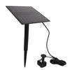 Solar Bird Bath Fountain Pump High Efficiency Solar Water Pump for Bird Bath Garden Pond Pool Outdoor 1.8W