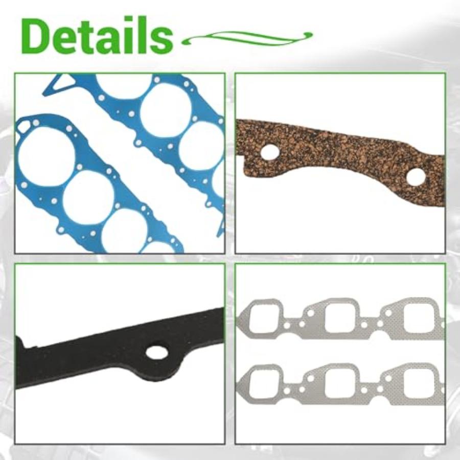 Full Complete Gasket Set Replacement for BBC Big Block 454 427 396 V8 Replacement for 260-1009