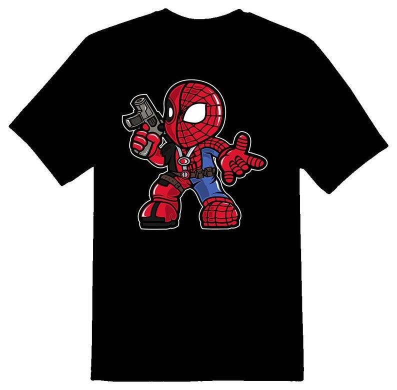 Spidey Merc cartoon guy Tee Shirt 130