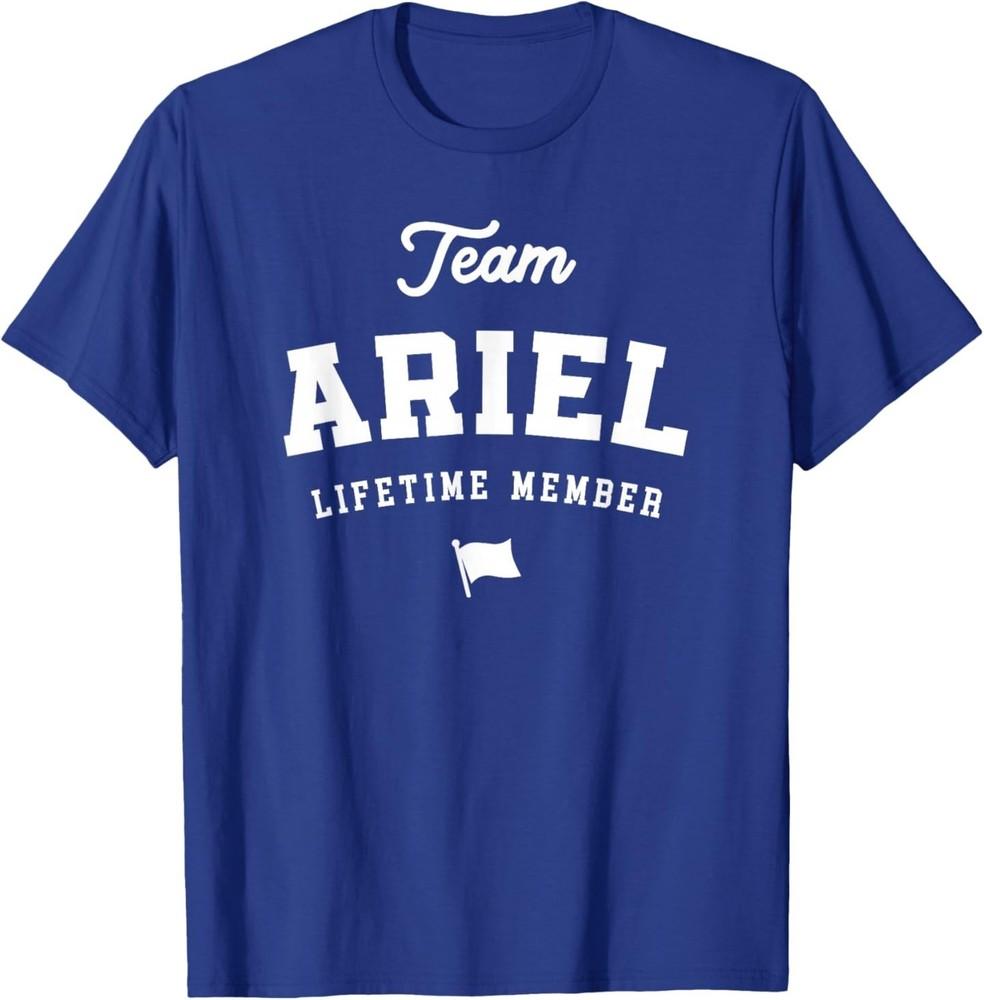 Team Ariel Lifetime Member Funny Name Ariel T-Shirt 4XL