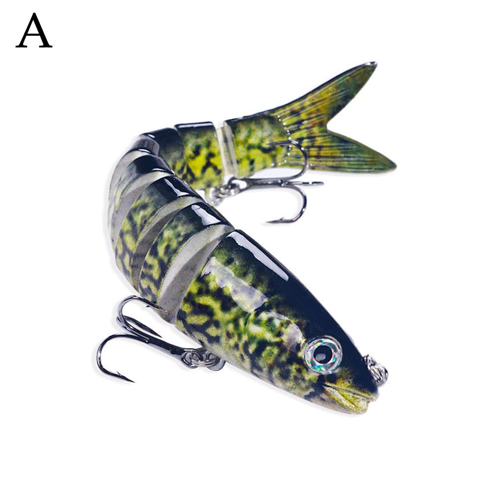 13.4cm 18.6g Wobblers Pike Fishing Lures Artificial Multi Jointed Sections Artificial Hard Bait Trolling Pike Carp Fishing Tools