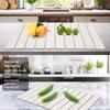 Multi-purpose Diatomaceous Earth Dish Drying Mat Fast Drying Stone Dish Mat Absorbent Earth Foldable Rectangular Drying Mats