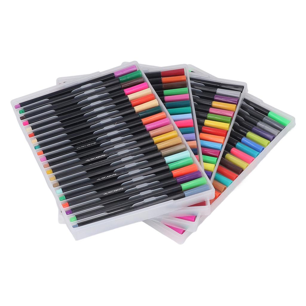 Water Color Pens 80 Colors Watercolor Brush Pens with Storage Box For Professionals Novices Painting Handcrafting