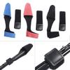 3 Set Fishing Rod Tip Cover and Rod Tie Canes Sleeves Protector Case Fastening Strap Rods Glove Fastener Strap