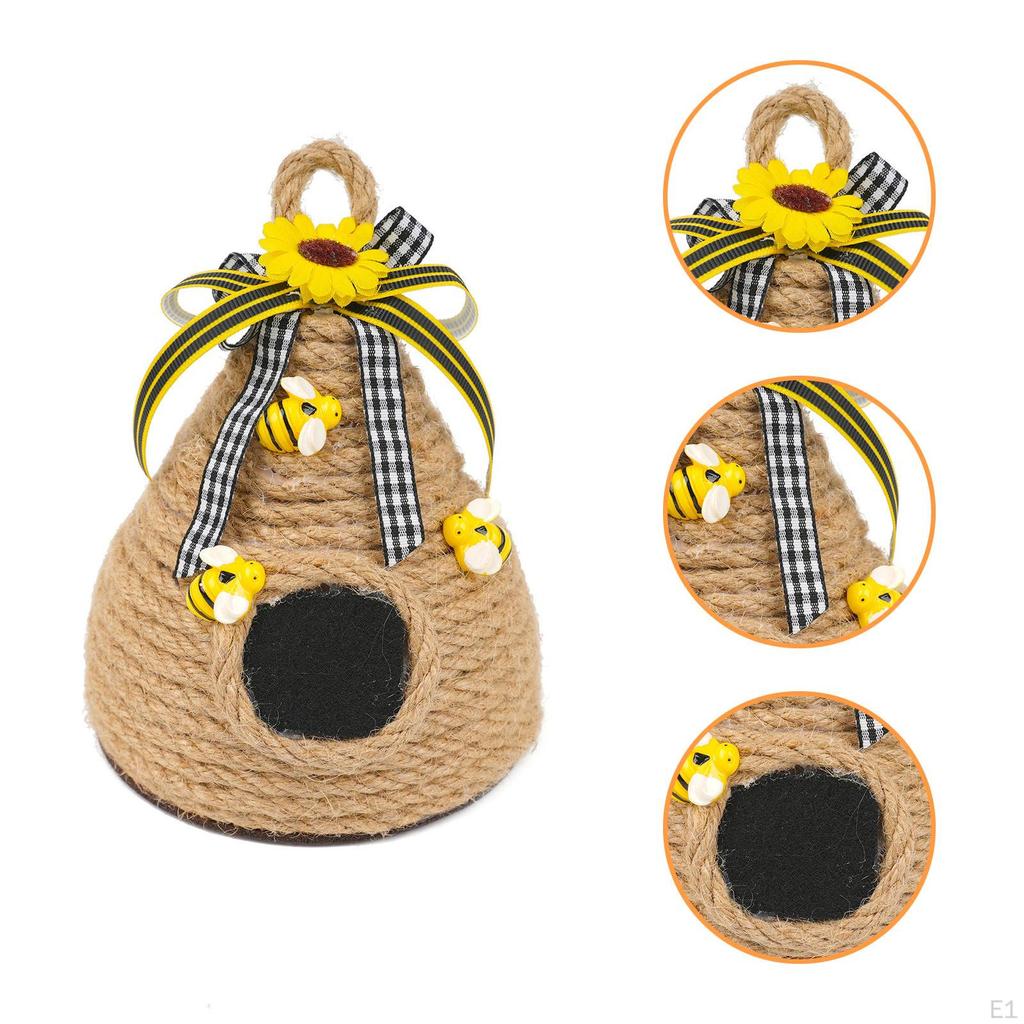 Bee Tiered Tray Decor Cute Honeycomb Wall Decoration Spring Summer Honeyations for Home