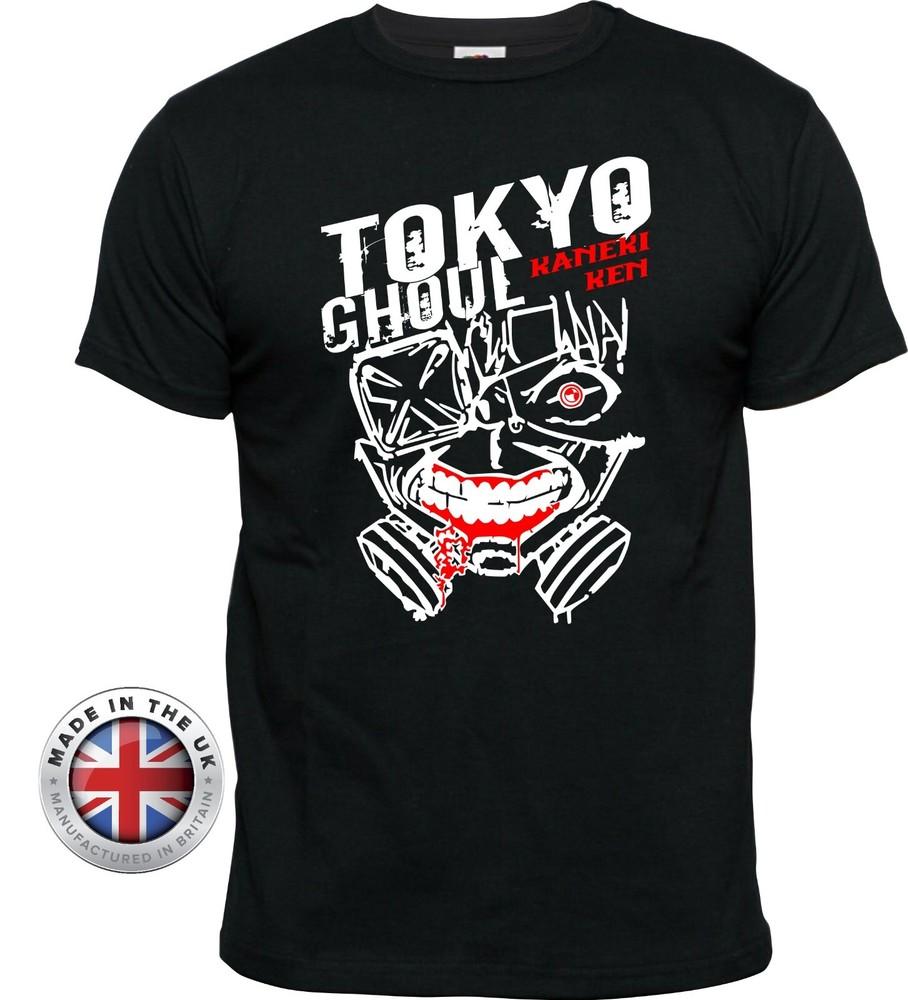 

TOKYO GHOUL t shirt Kaneki Ken tshirt Ghoul Anime black t shirt 3XL
