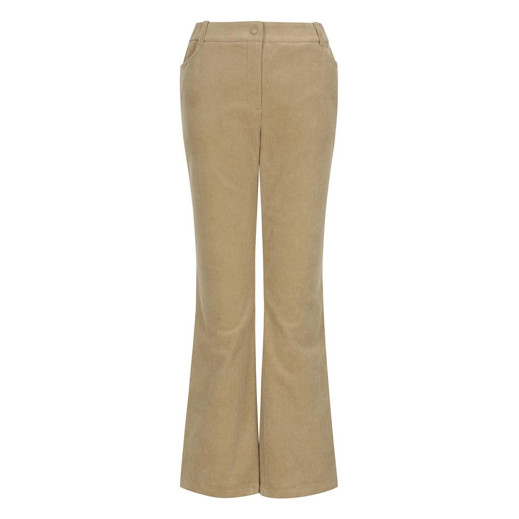 SUPERIOR Women'S Winter Corduroy Pants Beige (Iw0Esl40353)