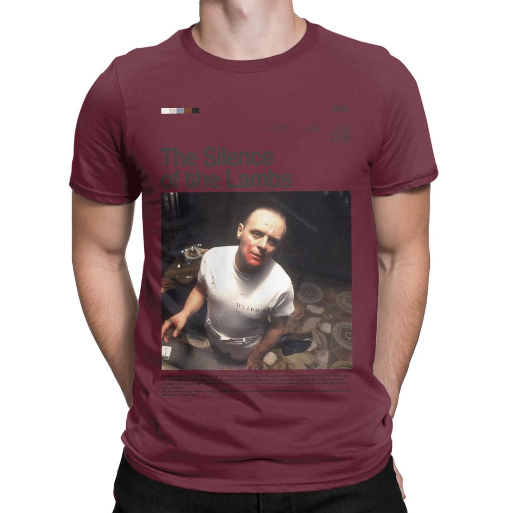 The S Silence of the Lambs Movie Poster Funny Graphic 100 Cotton TShirt SSilence of the Lambs Tops Tees For Unisex