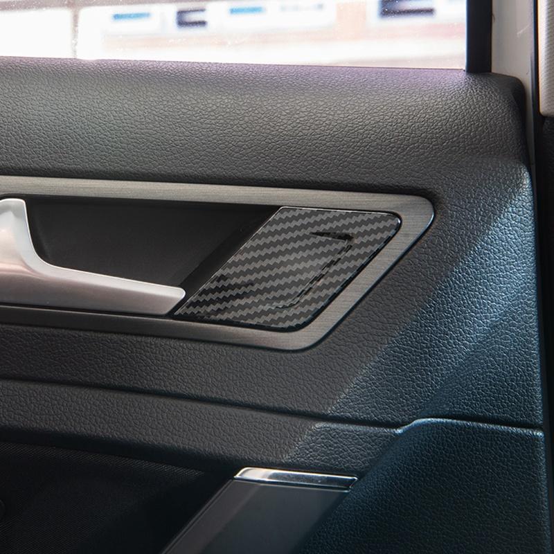 

Car Interior Door Handle Panel Cover Trim for Golf 7 7.5 MK 7 2014- Door Seat Lock Button Panel Carbon Fiber