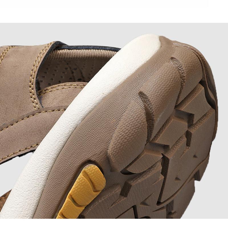 Summer Men's Sandals Baotou Slippers Beach Sandal Wading Shoes for Men Outdoor Breathable Non-slip Sandals