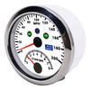 85mm 0‑200MPH GPS Speedometer 0‑8000rpm Tachometer Gauge Overspeed Alarm LCD Red Backlight for Car Boat