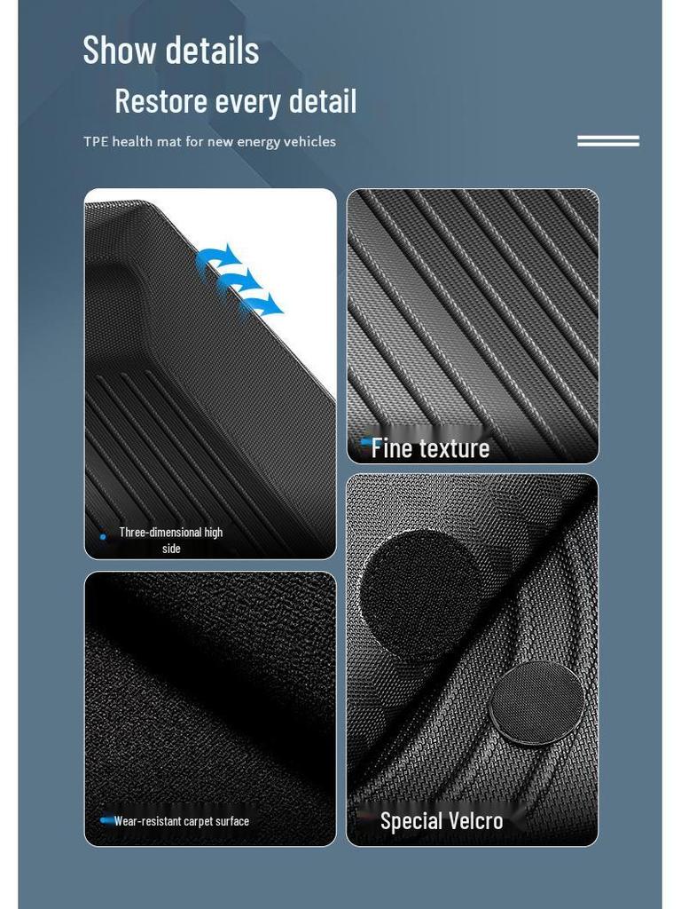 Eco-Friendly TPE Floor Mats & Trunk Mat for 2023 Honda Pilot