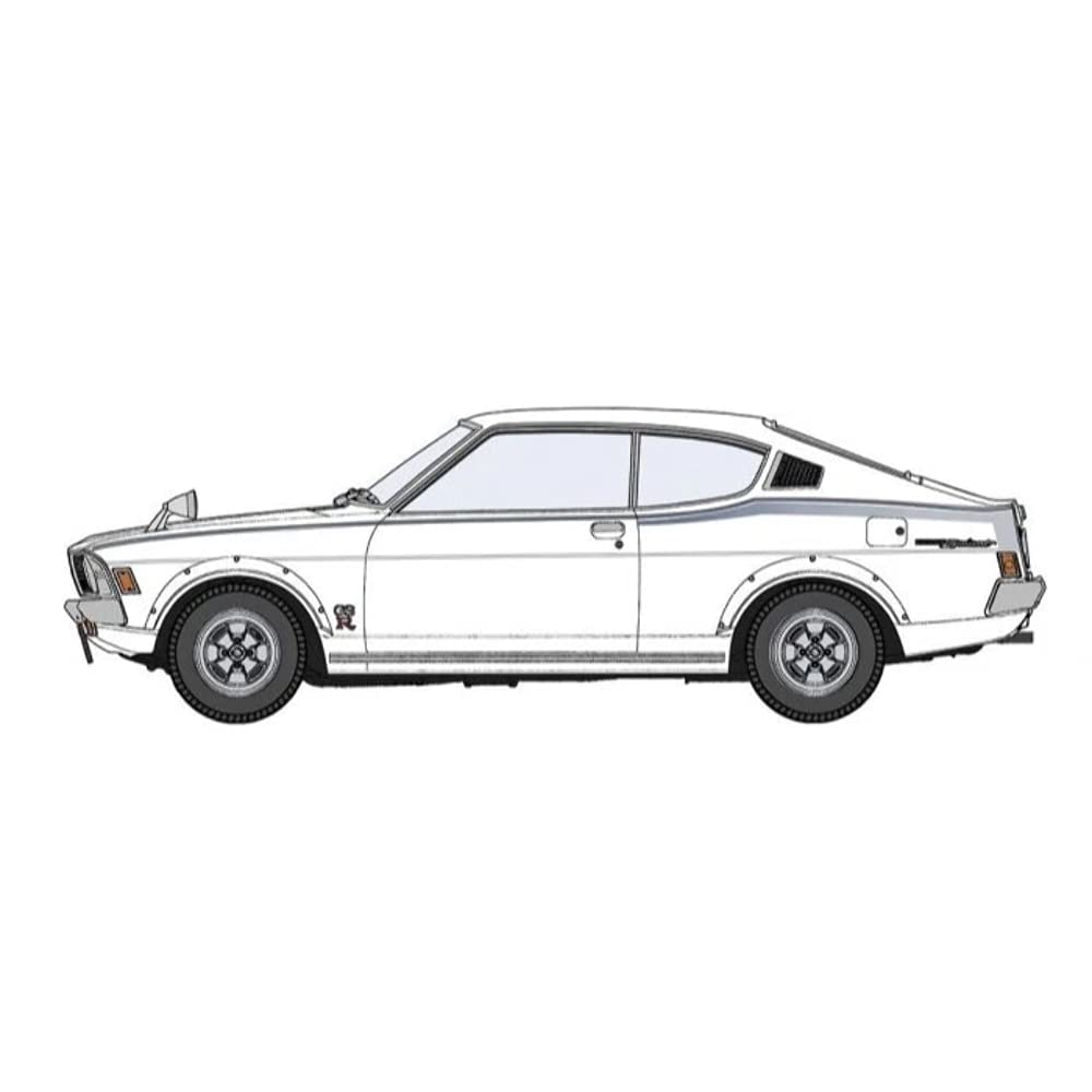 Hasegawa Historic Car Series Mitsubishi Galant GTO 2000GSR Early Model Plastic Model Kit HC30 1/24