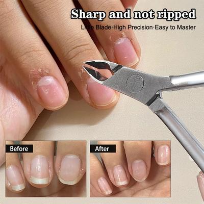 Roestvrij Staal Cuticula Trimmer Professionele Nagelknipper Verwijderaar Voor Vingernagels Manicure Producten Teennagels Dode Huid Nagels