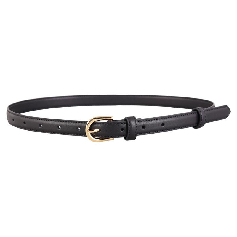 Genuine Leather Womens Casual Belt With Pin Buckle For Dresses And Pants Perfect For Spring 2026