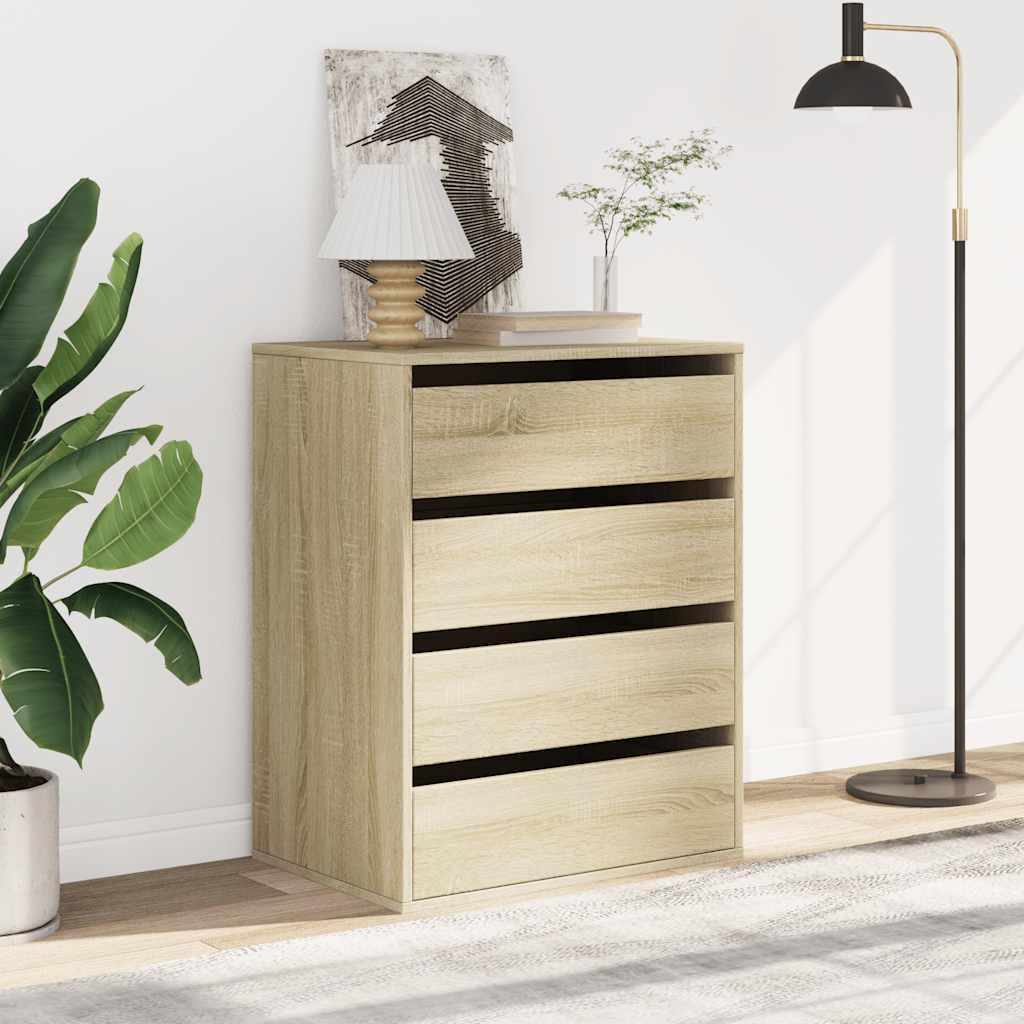 Dresser in Sonoma Oak Finish 60 x 41 x 76 cm Engineered Wood