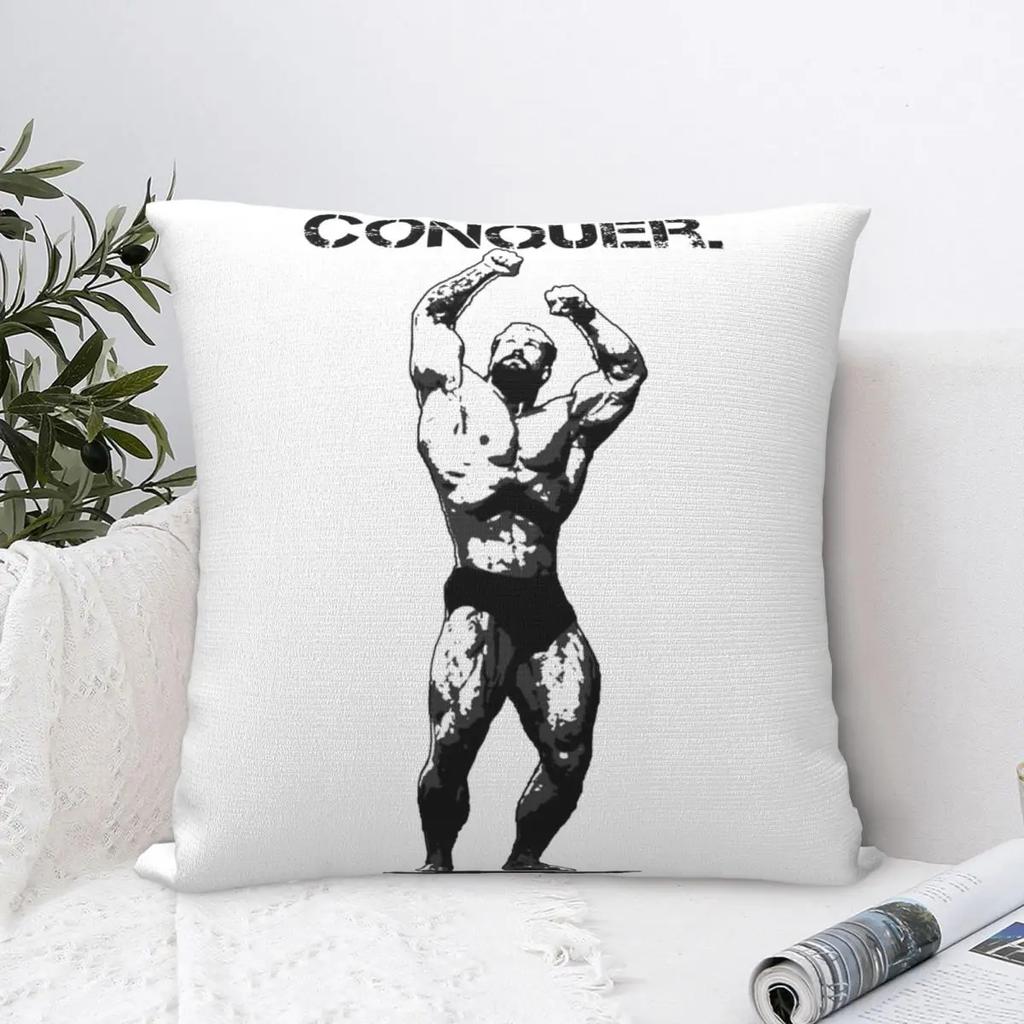 Chris Bumstead Physique Bodybuilding Gym Square Pillow Case Cushion Covers Decorative Throw Pillow Case Cover for Car