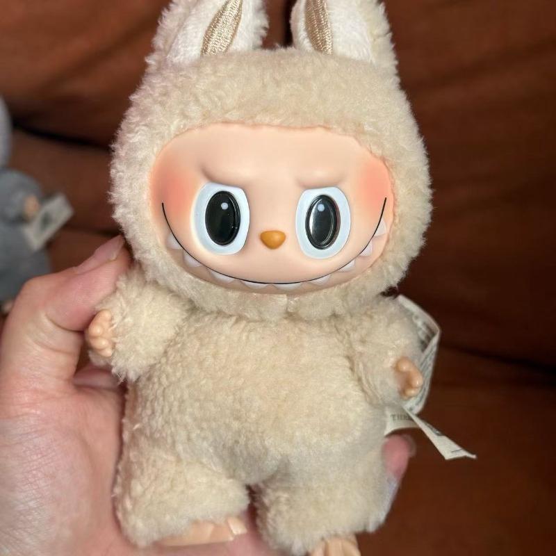 Labubu Rabub Heart Macaron Blind Box Sitting Doll Plush Party Vinyl Tide Play
